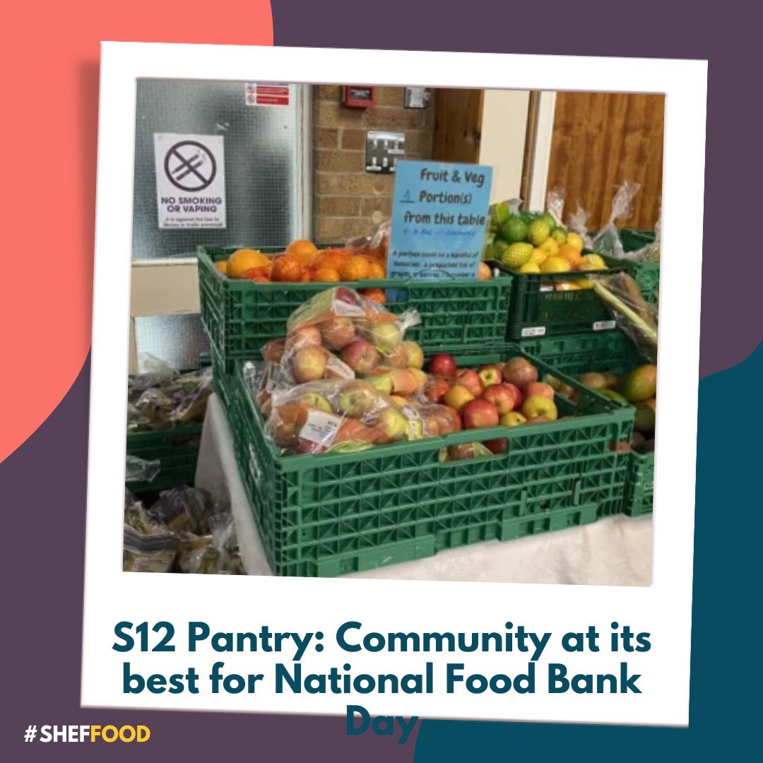 Today is #NationalFoodBankDay. It’s a great time to acknowledge the fantastic work of food banks and pantries such as the S12 Community Pantry at Scowerdons Community Centre. 
Read the full story here: sheffood.org.uk/blog/s12-pantr…