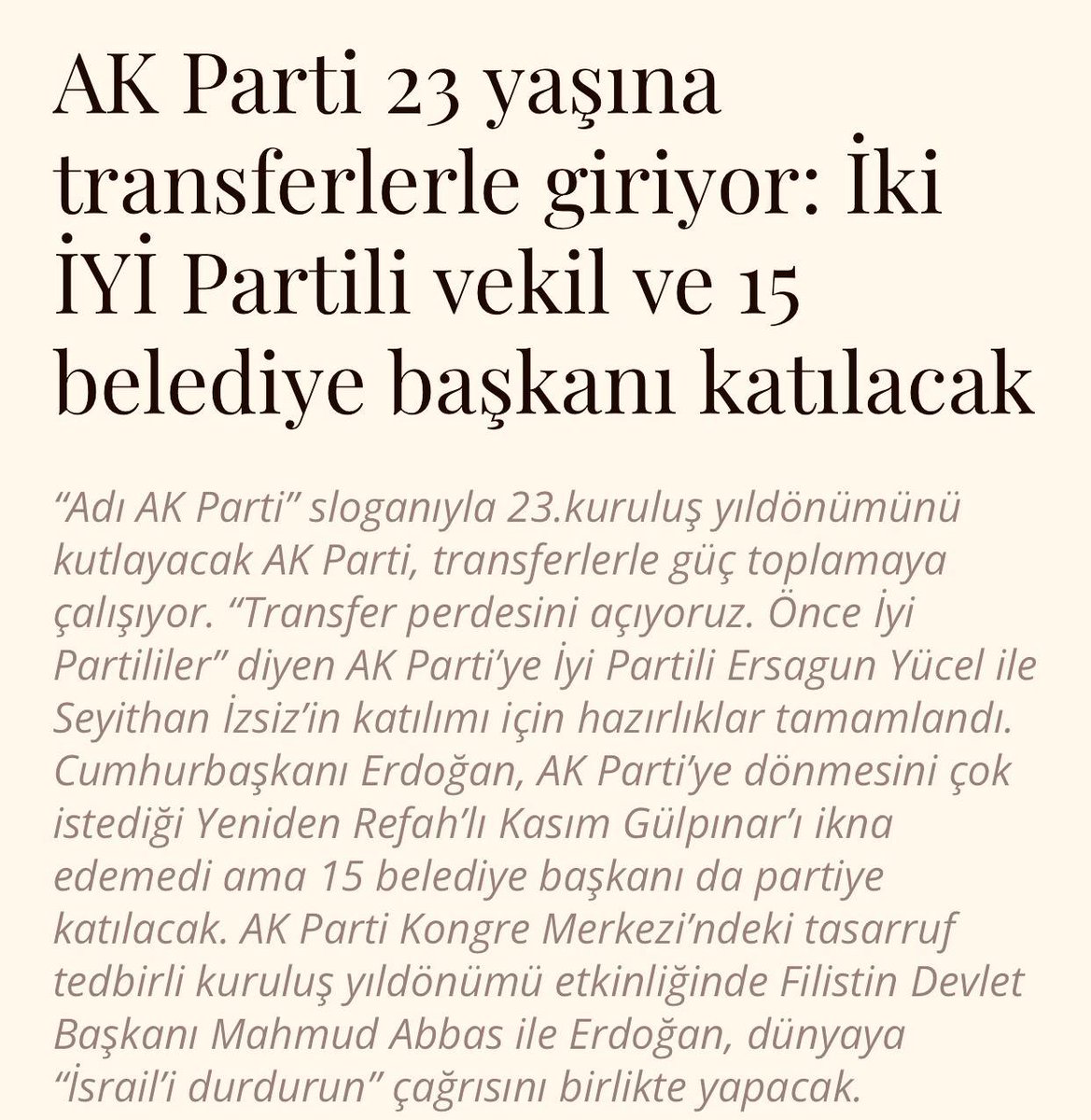 ÖNEMLİ:Yeni-Yepyeni-Yesyeni Anayasa , Milletvekili ve Belediye Başkanı Transferleri - Siyasi Ahlaksızlığın Membaı Siyasi Partiler Kanunu:

İktidar partisi (AK Parti)  lider ve yetkilileri, bitmek bilmeyen yeni- yesyeni -yepyeni anayasa söylemine kaldıkları yerden