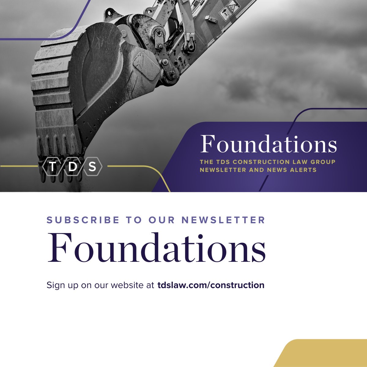 This newsletter is published two times a year and provides recent key cases and other legal developments impacting the construction industry here in Manitoba and across Canada.

Sign up today: lnkd.in/ggy3-ykG

#TDSLaw #Legal #Lawyer #Construction #Newsletter