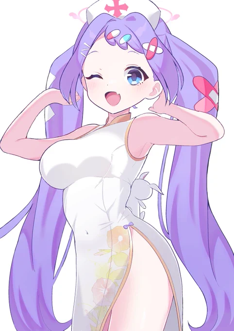 ハナエ(チーパオ) #ブルアカ 