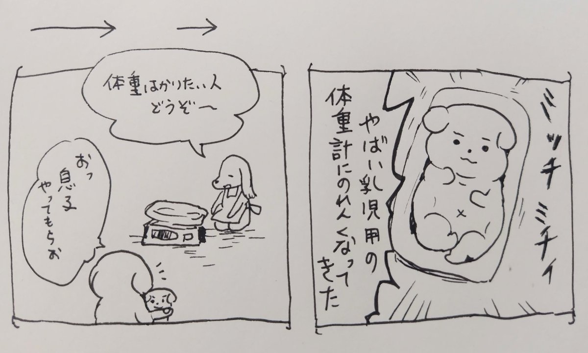 地域支援センターいくと赤ちゃんの体重測定してもらえるのでやってもらった 