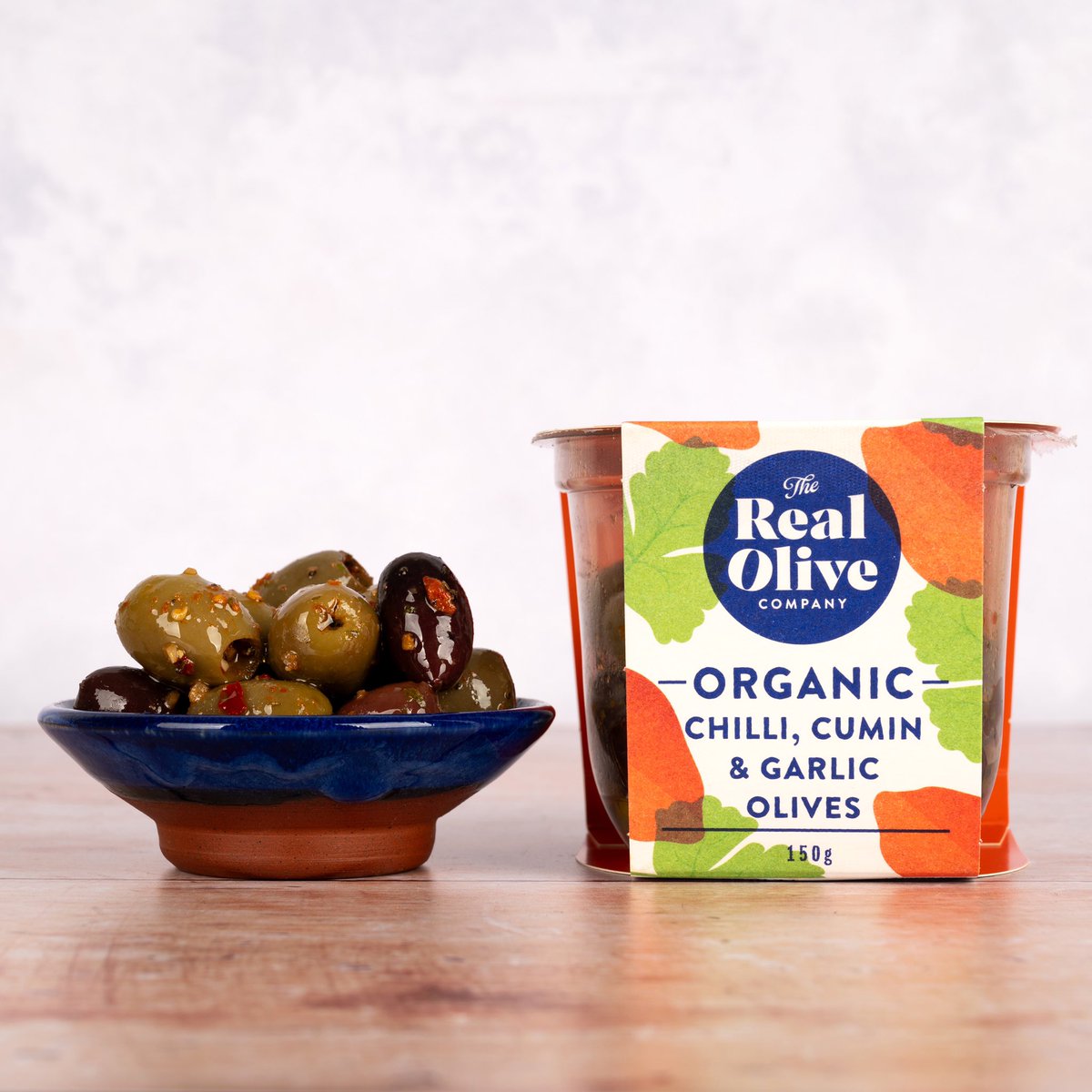 It's #OrganicSeptember and to celebrate we're offering you 20% OFF our Organic Wild Garlic &amp; Basil Olives, Organic Lemon, Thyme &amp; Black Pepper Olives and Organic Chilli, Cumin &amp; Garlic Olives in our online shop all month 🫒🫒.
 
Place your orders today - therealolivecompany.co.uk/shop/