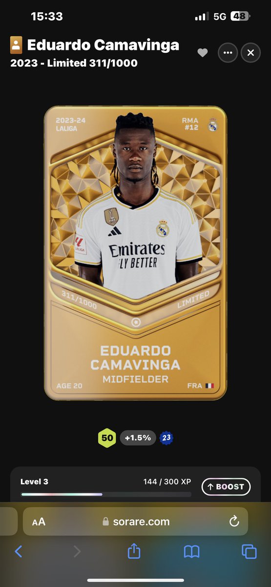 Okey got a lots of money liquid so if you are interested in selling your gallery I’m here:)

Will also do a giveaway 

-Retweet-✅

And comment your football team❤️

#Sorare #Giveaway #GiveawayAlert 

#gallery