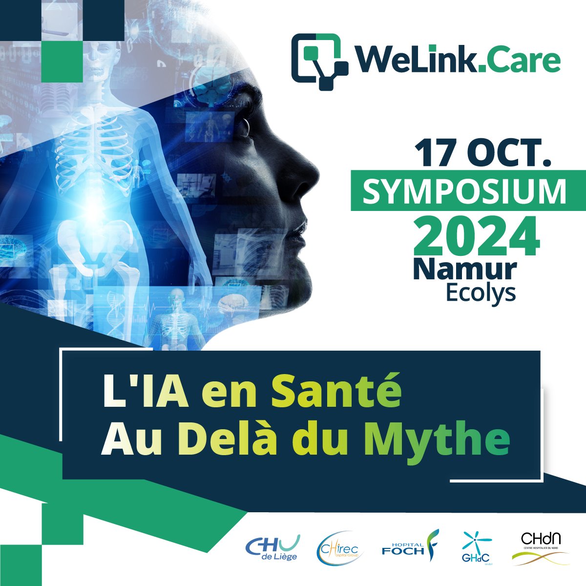 Symposium Welink.Care 2024 : "L'IA en santé au-delà du mythe" 📅 17 octobre 2024 Business Village Ecolys, Namur Découvrez comment l'intelligence artificielle révolutionne la santé lors de cet événement incontournable.   Inscrivez-vous ici 📷 lnkd.in/eBeYK8-7