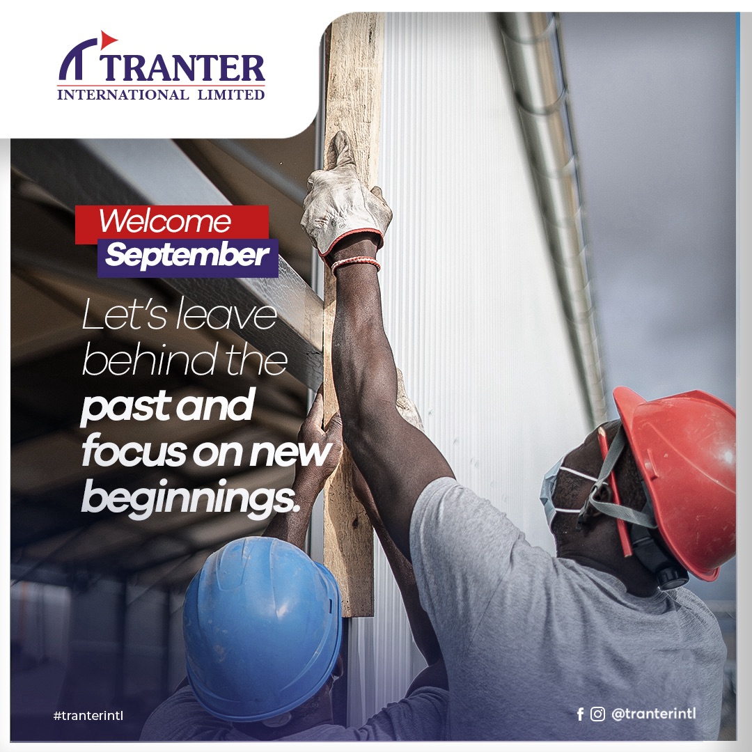 tranterintl's tweet photo. Here is another opportunity to hit the reset button, make the necessary adjustments, and move forward.
Keep Going!
From everyone at Tranter International, we wish you a happy new month.
#tranterinternational #construction #projectmanagement #hapynewmonth #September https://t.co/rQMZKdcMwr