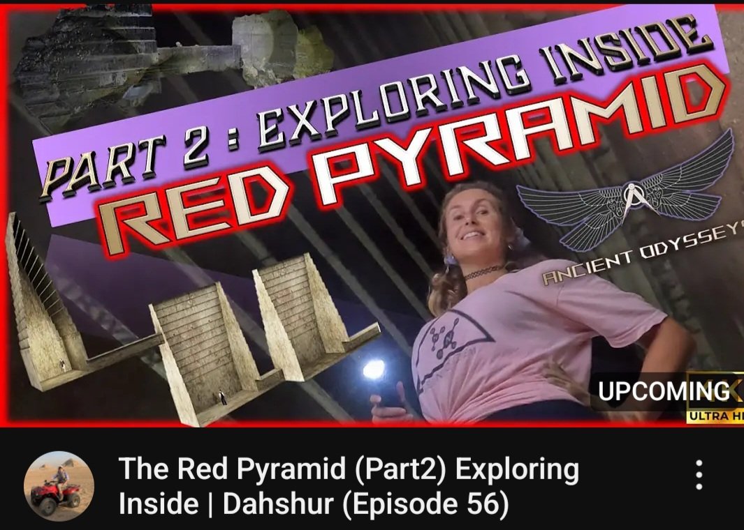 LexLevie's tweet photo. 🔺️The Red Pyramid (Part2) Exploring Inside | Dahshur (Episode 56)
Subscribe to Ancient Odysseys and @thelandofchem on YouTube! ♥️🕵🏼♀️🕵♂️
#redpyramid #Pyramid #explore #archeology #adventure #ancient #history #travel #ancientodyssey #alchemy https://t.co/WsNGytE6OT