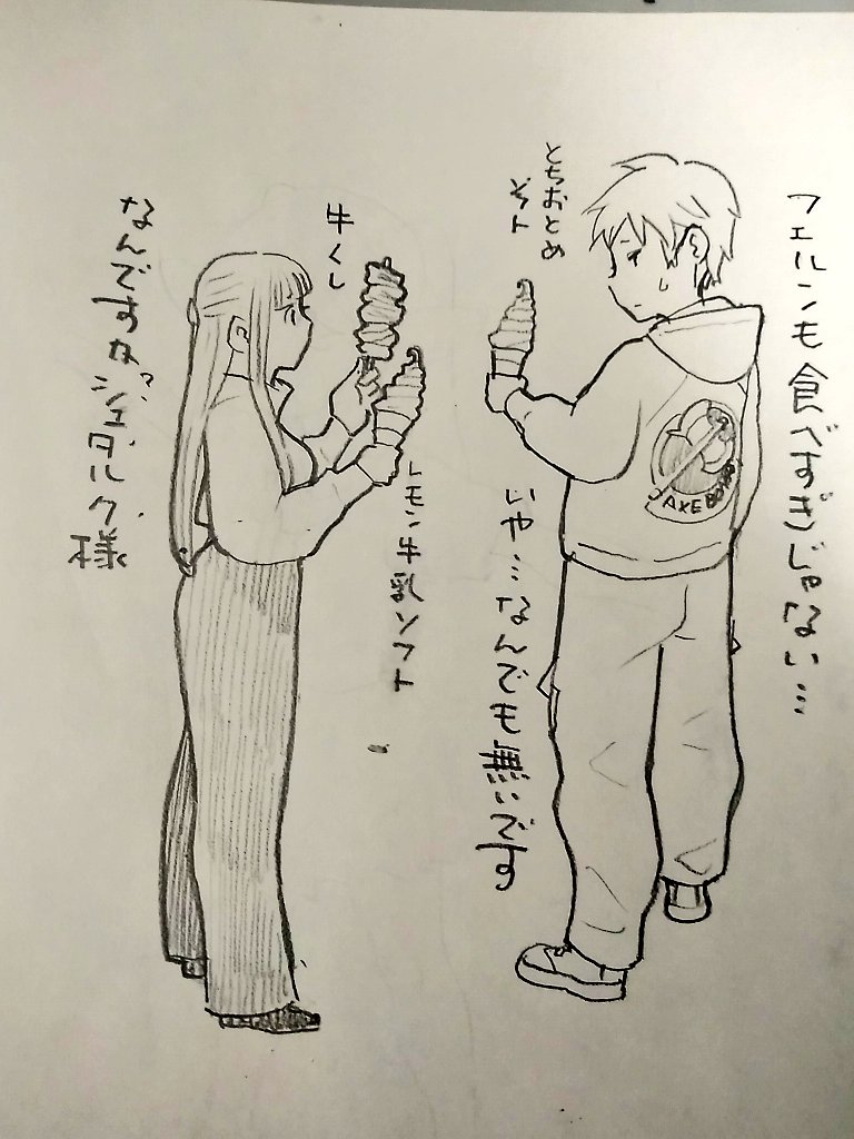 日光を旅するフェルンとシュタルク 