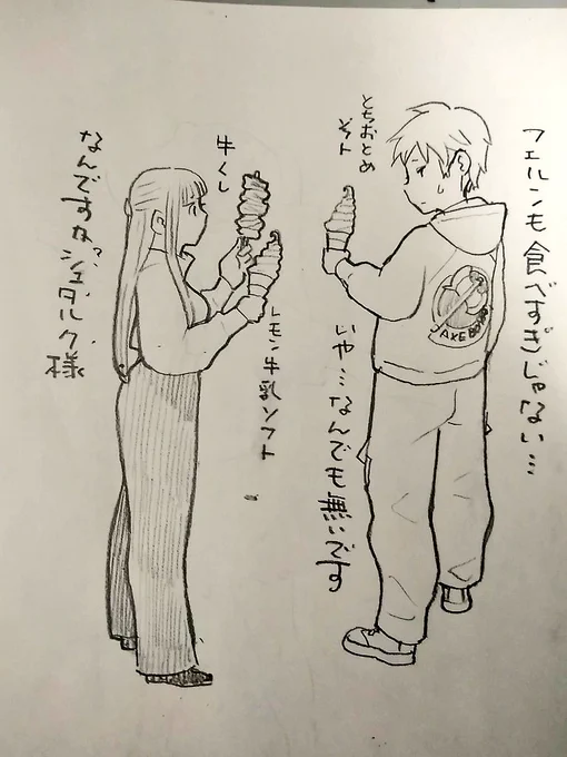 日光を旅するフェルンとシュタルク 