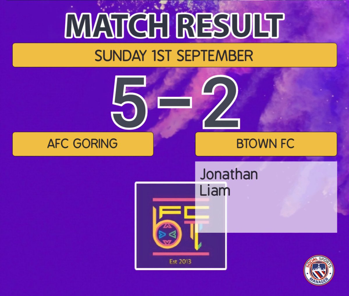 Not the result we wanted first game back. But with one sub and missing key players, it was always going to be a difficult game!  With some early individual errors, we made it too hard to come back for the victory on this occasion. We go again 🟣