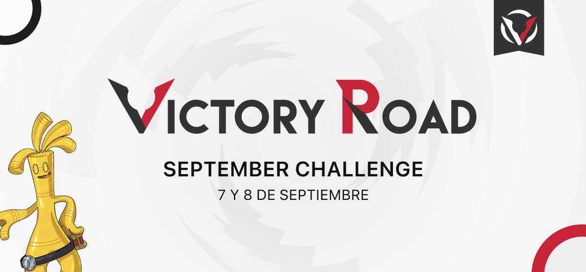 ¡Apúntate al VR September Challenge, nuestro primer torneo de Reglamento H! 🚀🌐

🗓️ 7–8 sep., 16:00 CEST
🎮 Reg. H (VGC)
🎟️ 10 $
🏆 2 días suizo + top cut asimétrico

🔁 RT: ¡se sortea una entrada gratis!

📖 Info: victoryroadvgc.com/vr-september-2…
👉 Inscríbete: battlefy.com/victoryroad/vi…