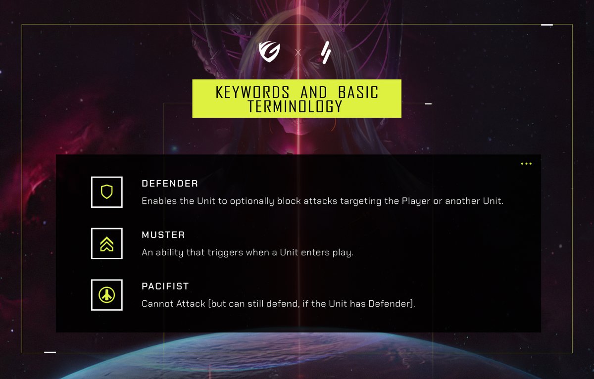 YGGAlerts's tweet photo. Learn more about Parallel TCG's Keywords and Basic Terminologies! 

Equip yourself before you go to the battlefield. 
Play the game now: https://t.co/wy4uScLUig

#yggalertsparallel https://t.co/ml15j5I0HM