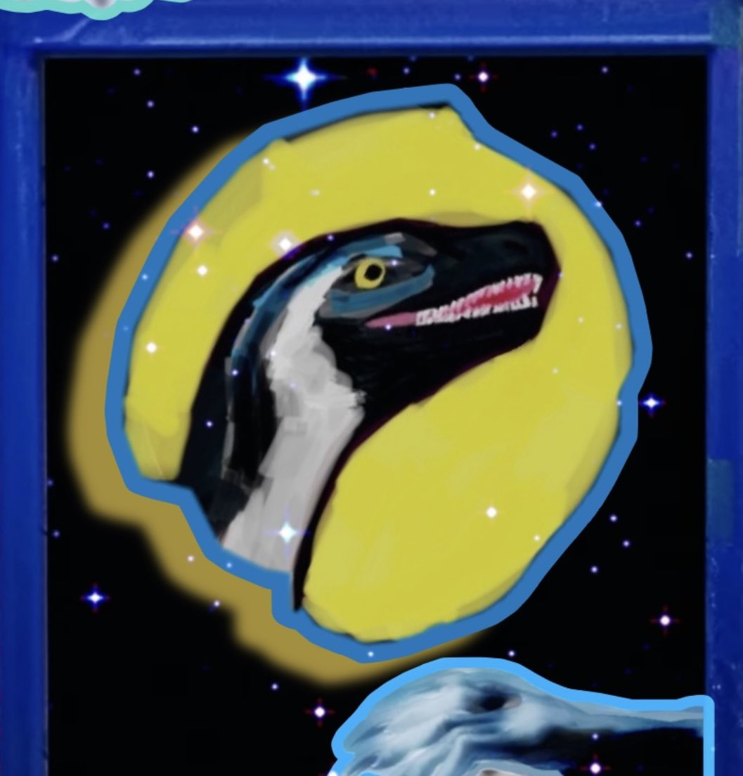 biancascreating's tweet photo. 𝓲𝓶𝓪𝓰𝓲𝓷𝓪𝓵 𝓭𝓲𝓼𝓴 💿🌀💥🦅🐦‍⬛🪽🩵 by magdalena bay 💓💘
•
(thread!) ⬇️ close ups &amp; the imaginal disk album cover i drew/edited on it’s own in my style!
•
i finally finished this art/collage i did of imaginal disk! this album is absolutely so magnificent &amp; FANTASTIC! + https://t.co/75cF3tuKMC