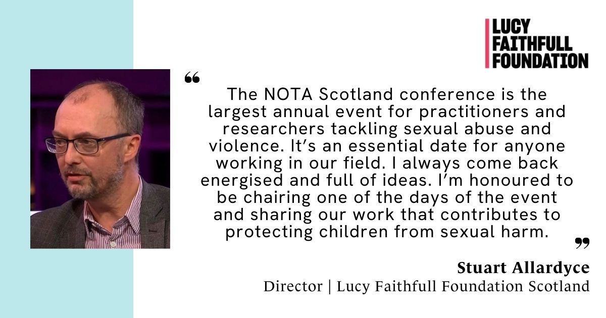 Lucy Faithfull Foundation (@lucy_faithfull_) on Twitter photo šļø NOTA Scotland 2024 is just around the corner
Have you signed up for this fantastic opportunity to enhance your knowledge?
Our team from <a href="/LucyFaith_Scot/">Lucy Faithfull Foundation Scotland</a> will be in attendance, sharing their expertise on child sexual abuse prevention.
ā
Book now: nota.co.uk/training/ šļø NOTA Scotland 2024 is just around the corner
Have you signed up for this fantastic opportunity to enhance your knowledge?
Our team from <a href="/LucyFaith_Scot/">Lucy Faithfull Foundation Scotland</a> will be in attendance, sharing their expertise on child sexual abuse prevention.
ā
Book now: nota.co.uk/training/