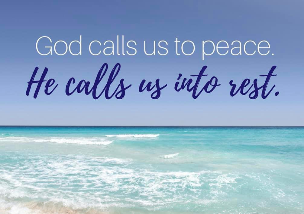 Daniel slept in a lion’s den 🦁 

Peter slept while in prison 🔐 

Jesus slept through a storm ⛈ 

It is possible to rest in God’s peace, despite our circumstances 🙏