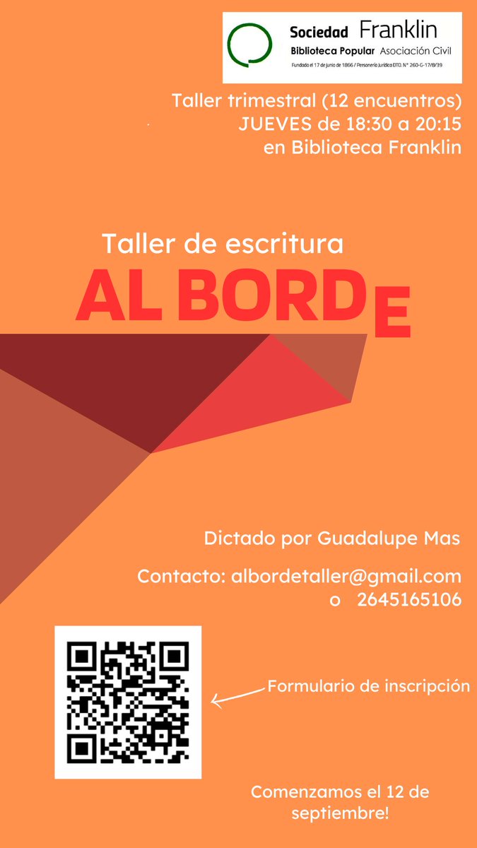 GuadalupeMas's tweet photo. 🤓☝🏼 ¿Sabías que voy a dar este taller que esta buenísimo? ah 
compartan xfa uwu https://t.co/jRyaILNK5a