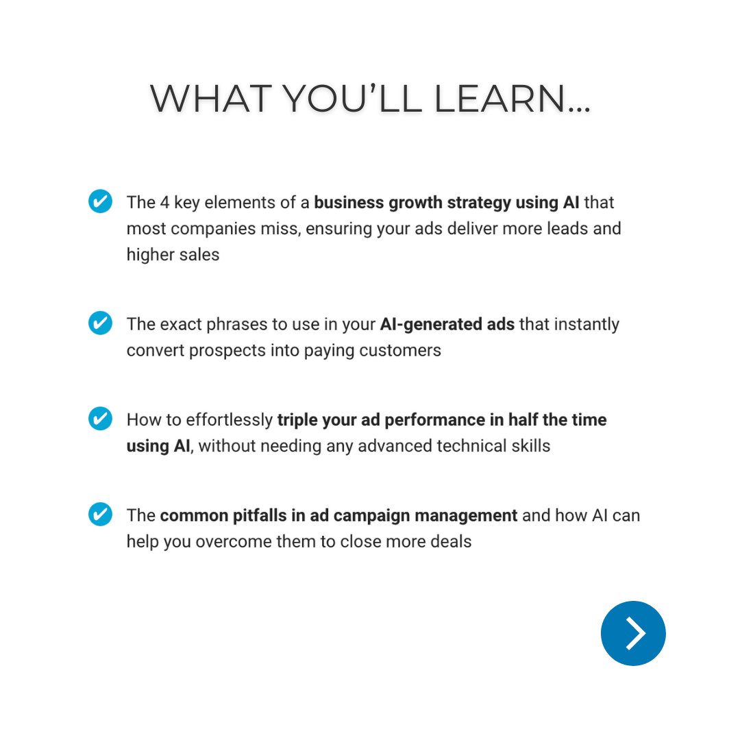 WebForceMedia's tweet image. Unlock the secrets to slashing ad costs by 80% while boosting lead quality with AI!🤩

Join our webinar to discover how to effortlessly triple your ad performance, convert more customers, &amp;amp; avoid common pitfalls—all with the power of AI.

🔗webforcemedia.com/webinar-regist…

#webforcemedia