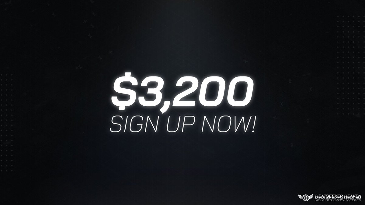 HeatseekrHeaven's tweet image. HSL Season 4 starts this weekend! Its still not too late to sign up to the biggest Heatseeker tournament ever: start.gg/tournament/320…