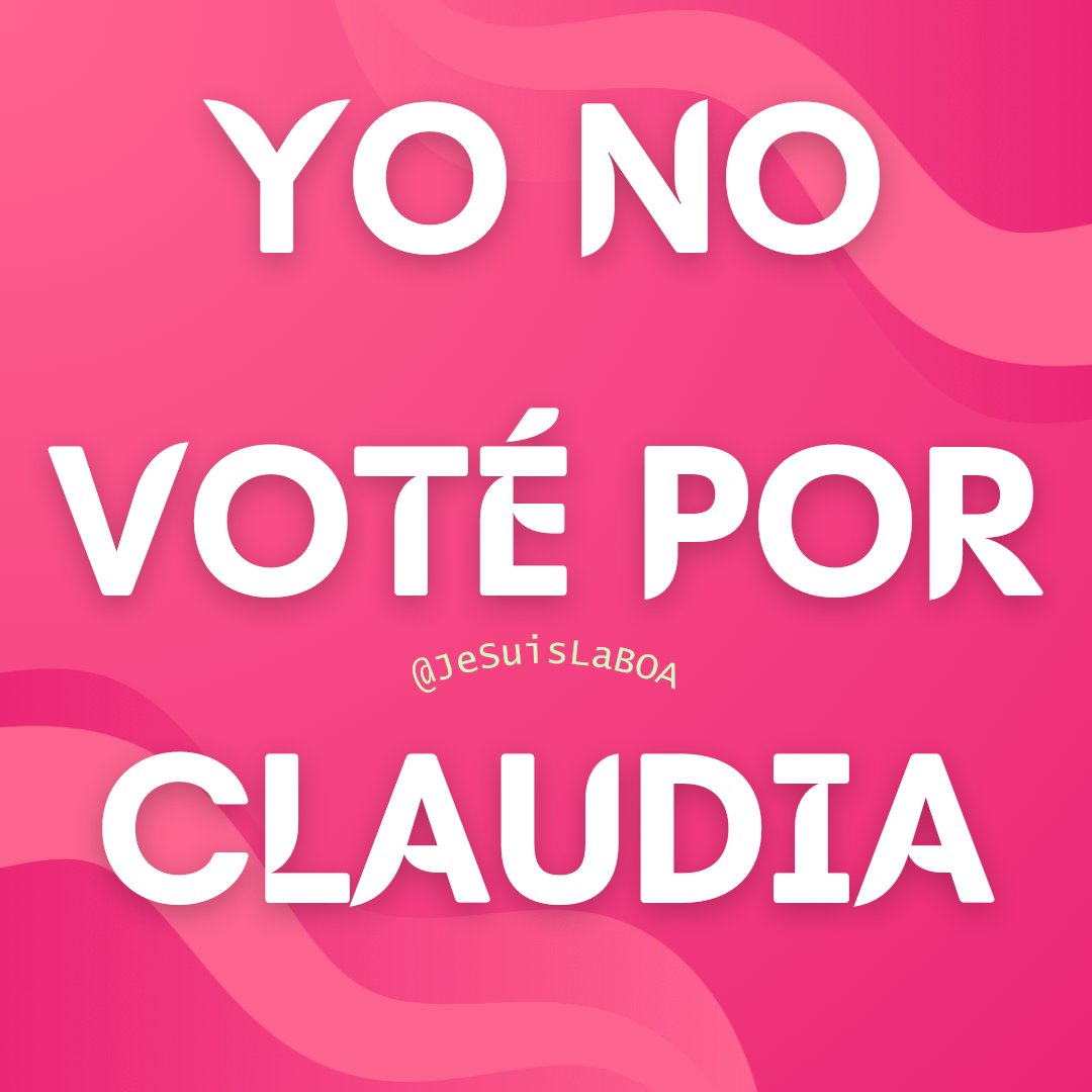 Yo no voy a ser de los culpables de que se haga más mierda este pais.