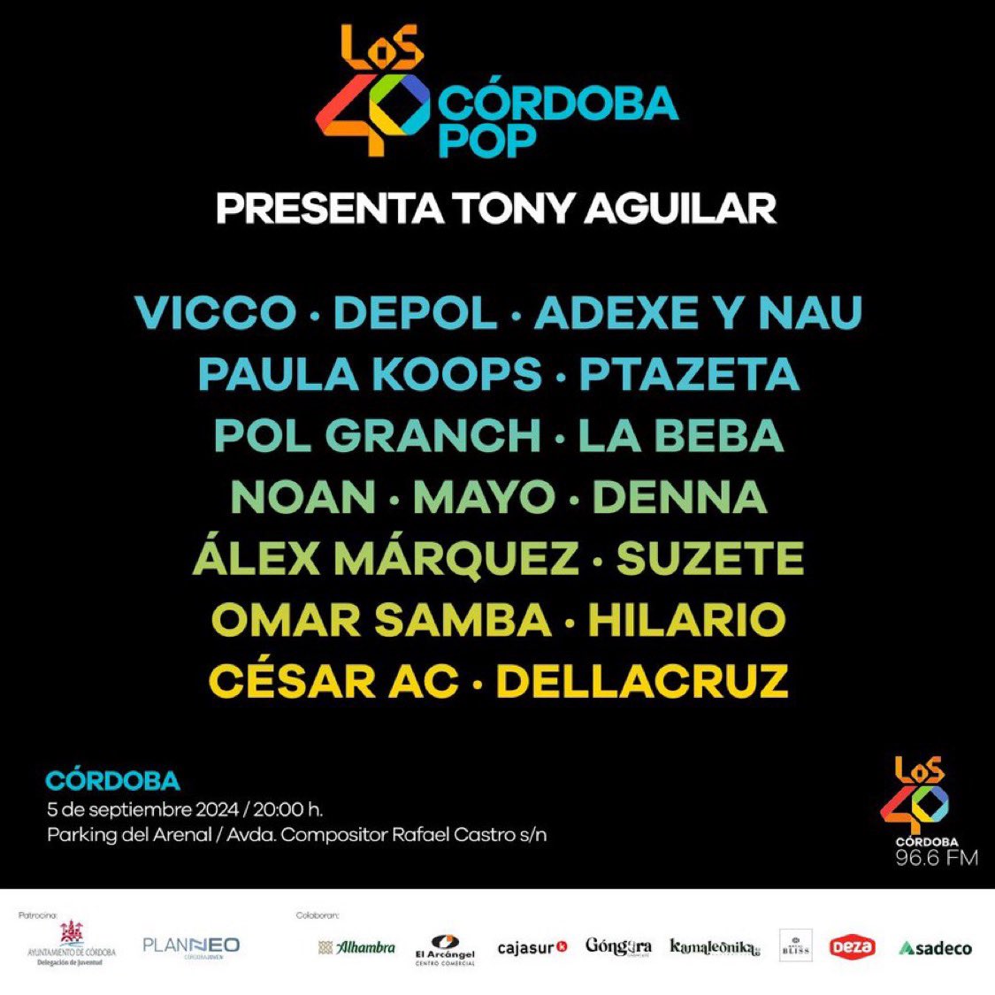 FALTAN 3 DÍAS 🔴 #Los40CordobaPop 2024. 
<a href="/LOS40AND/">LOS40 Andalucía</a> <a href="/planneocordoba/">Planneo Córdoba Joven</a>