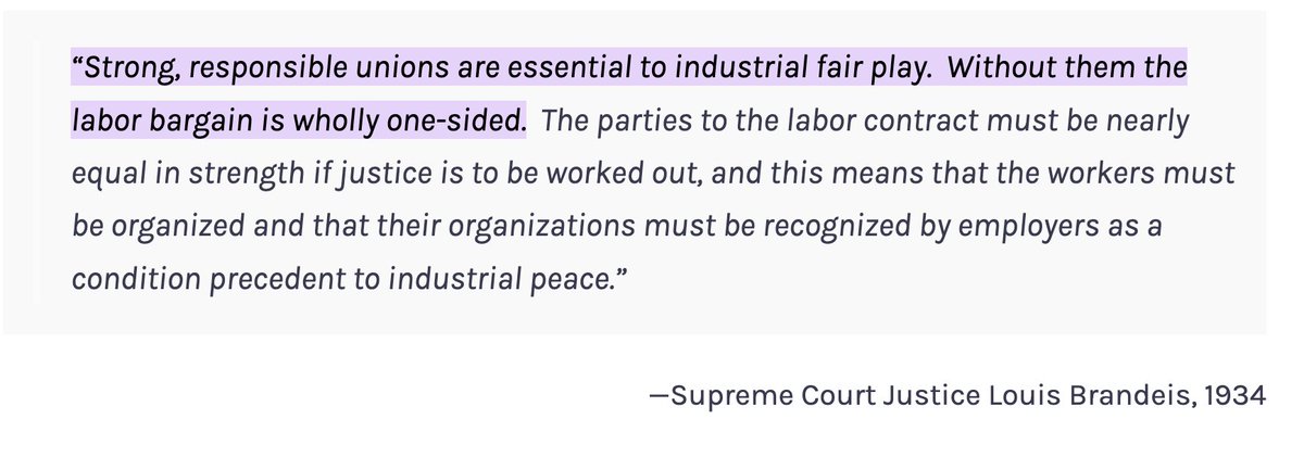 Steven Greenhouse (@greenhousenyt) on Twitter photo Here's one of my favorite labor quotes for Labor Day.  From the great Louis Brandeis Here's one of my favorite labor quotes for Labor Day.  From the great Louis Brandeis