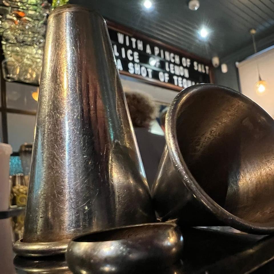 When the cocktail measures are worked so hard they've started to fall apart, it suggests the staff have earned a night out!

Hope the team have a great night tonight, and thanks to the volunteers who will make sure it's business as usual in the bar and restaurant 😀