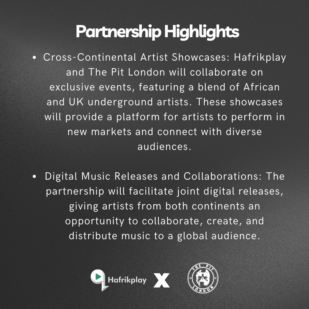 Hafrikplay and <a href="/ThePitLDN/">The Pit London</a>  The Pit London Partner to Unite African and UK Underground Music Scenes 

milliondollarideasltd.com/hafrikplay-and…