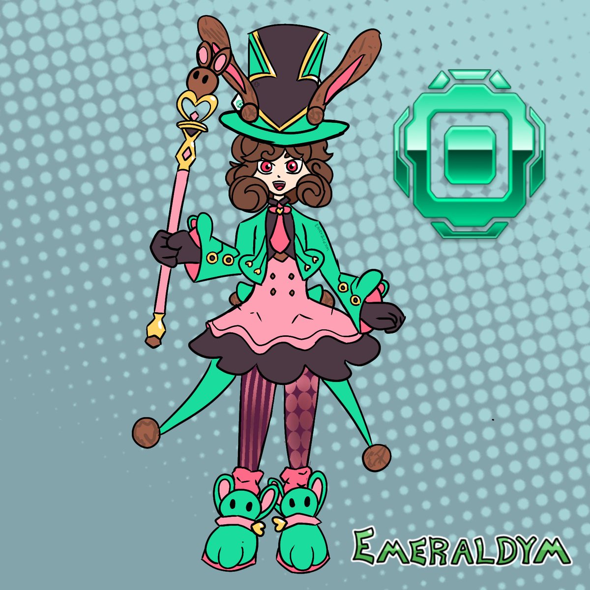 Emeraldym_Art's tweet photo. The Finii skin we could have had #Omegastrikers #Finii https://t.co/tcGhD6oWeb