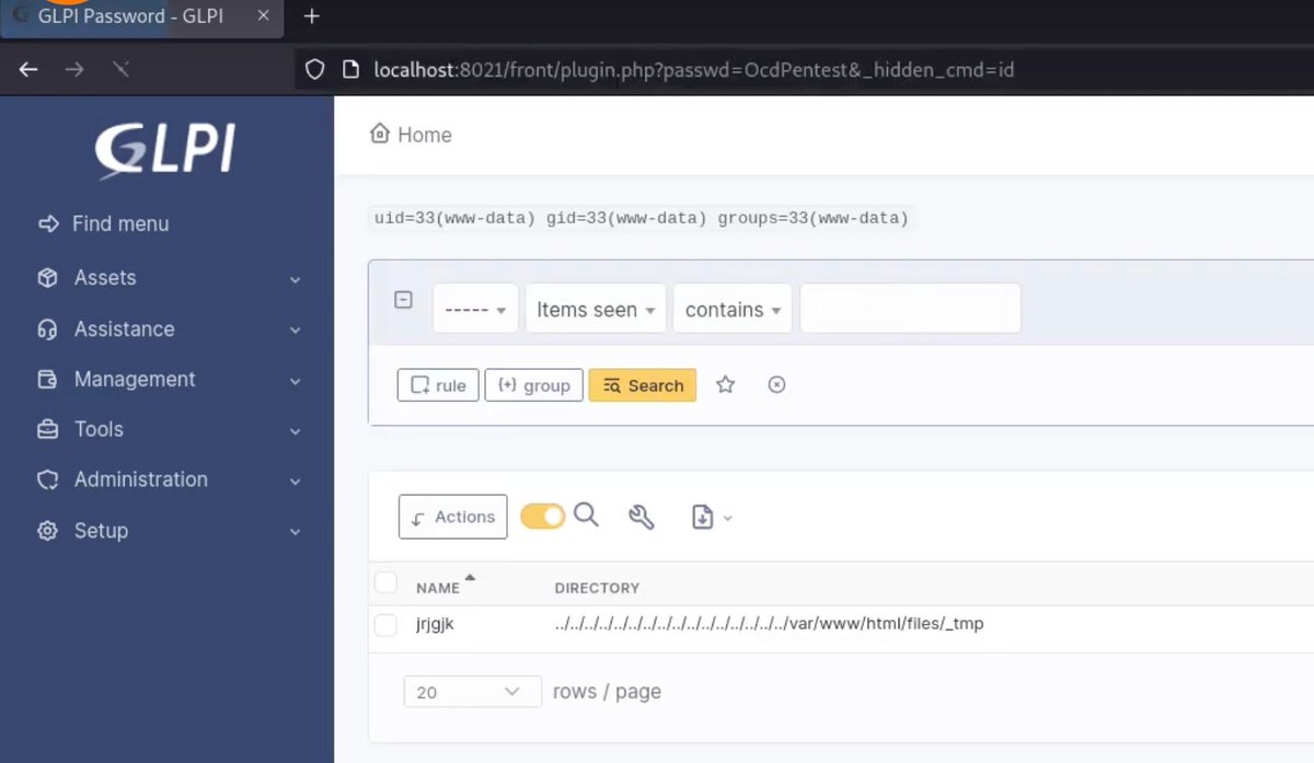 .<a href="/GuilhemRioux/">guilhem rioux</a> uncovered some SQLi vulnerabilities in the GLPI project that allowed authenticated users to execute arbitrary commands! Check out how he bypassed a patch and "commanded" attention to these flaws at sensepost.com/blog/2024/from…