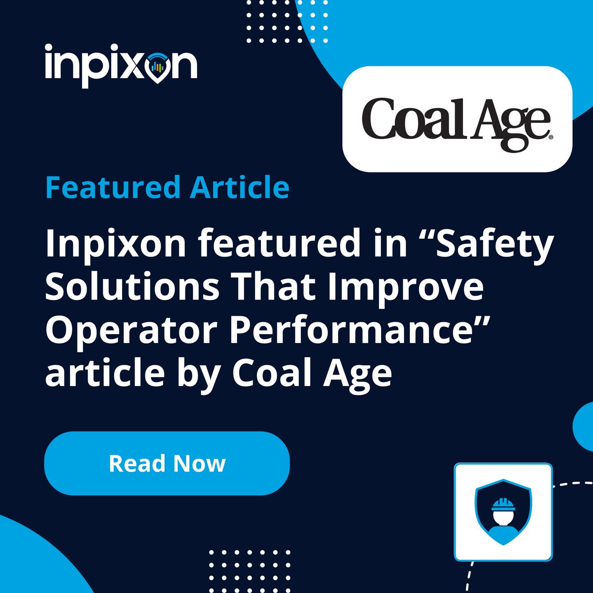InpixonHQ's tweet image. Exciting news! Inpixon&apos;s innovative safety solutions are featured in @CoalAgeMag, showcasing how our technologies optimize operator performance and workplace safety: hubs.li/Q02N6vsL0 #Inpixon #SafetySolutions #OperatorPerformance