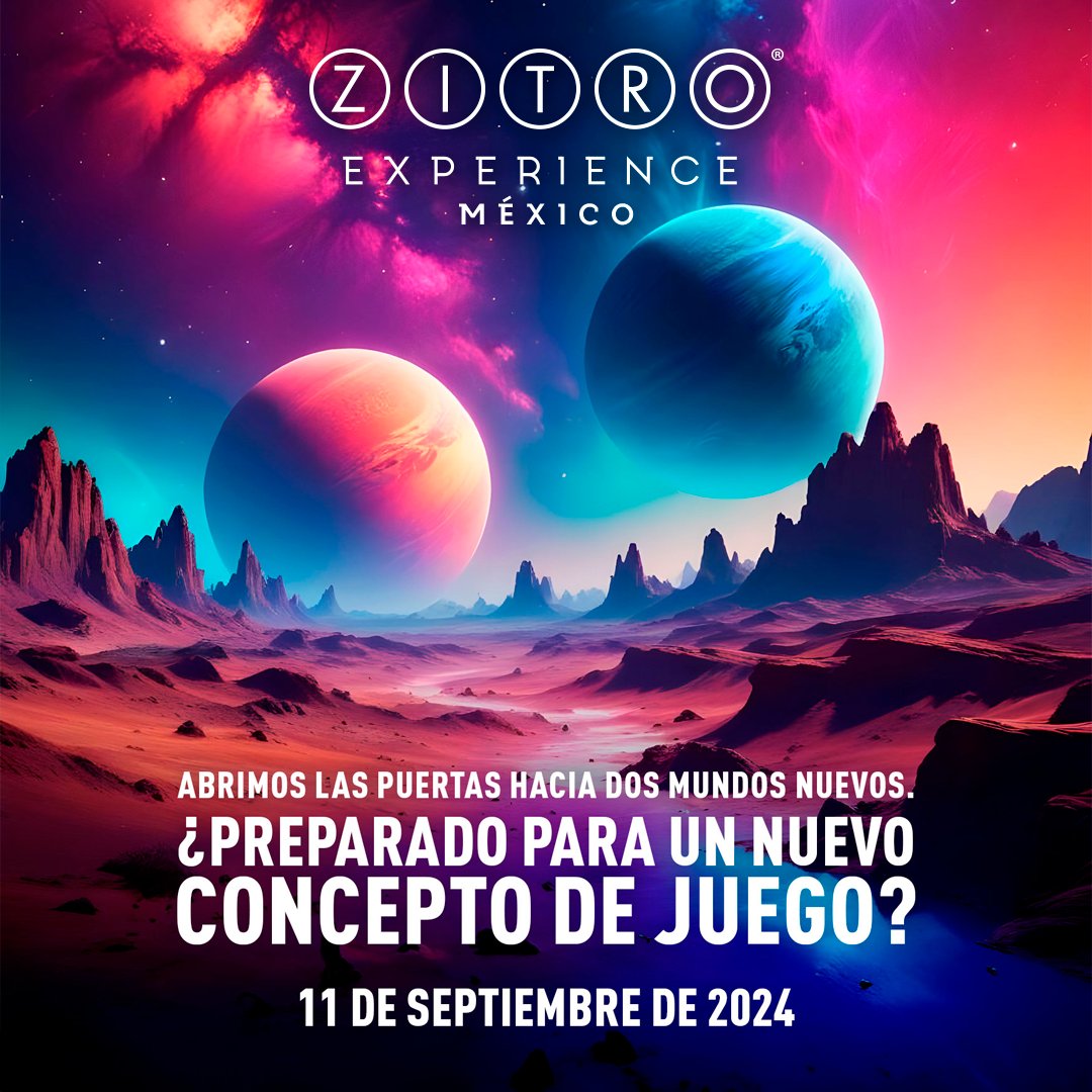 Zitrogames's tweet photo. ¡COMIENZA LA CUENTA ATRÁS PARA LA ZITRO EXPERIENCE MÉXICO!⏳

El próximo 11 de septiembre, Zitro te sorprenderá con un nuevo concepto de juego. ¿Estás listo para descubrirlo?😮  ¡Te esperamos!👋

*Acceso exclusivo con invitación* https://t.co/xyCKkHrxJ9