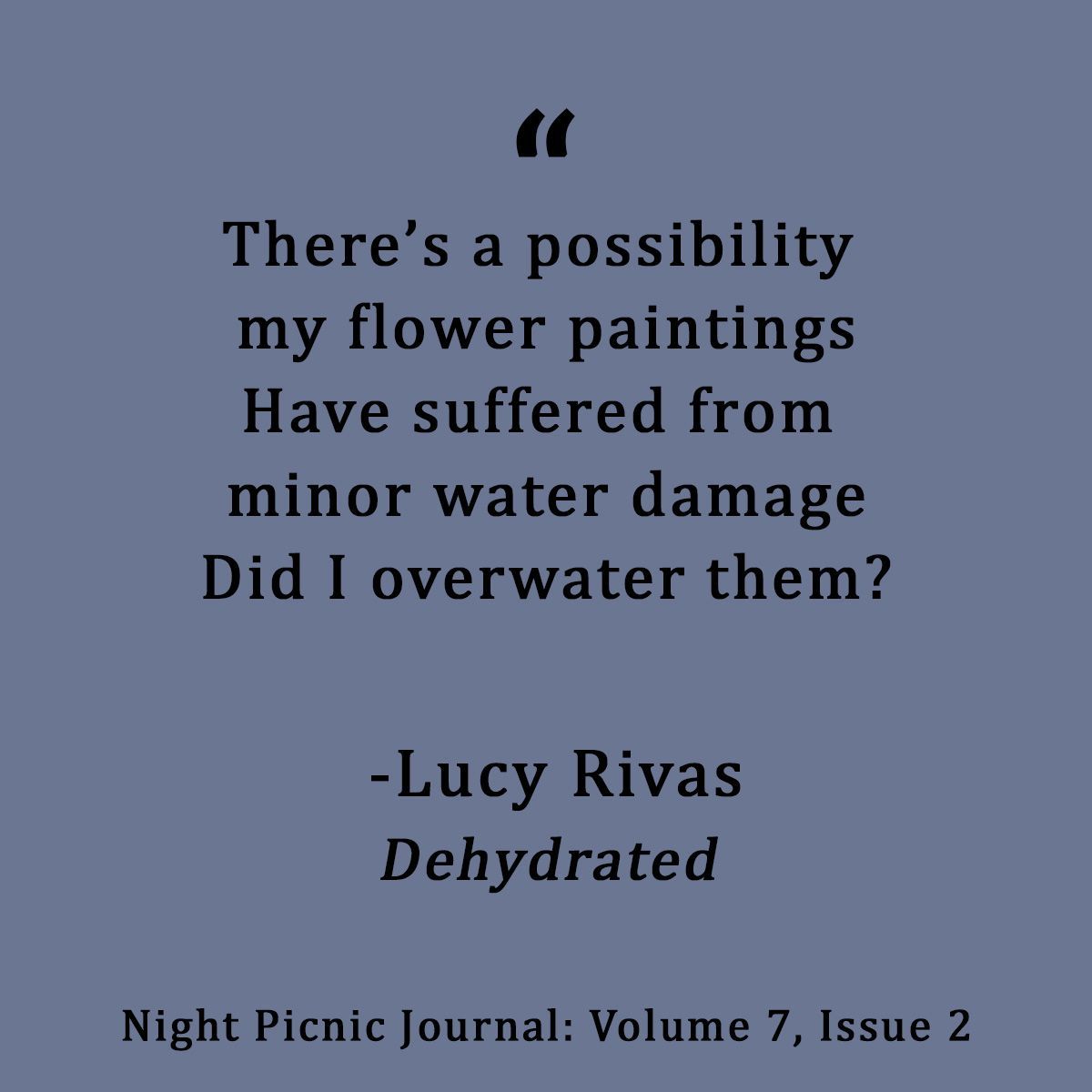 #lucyrivas #nightpicnic #literature #poetry #quoteoftheday