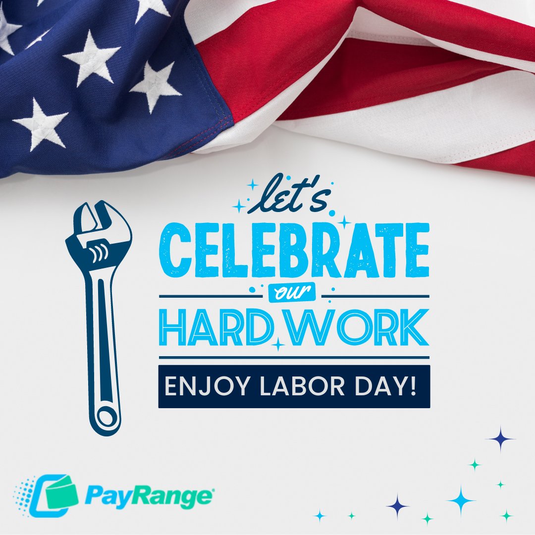 We want to take a moment to celebrate the spirit of hard work, dedication, and innovation that fuels our communities and our nation. This day is about honoring all those who give their best each day! 🌟

Happy Labor Day to everyone from the PayRange team!