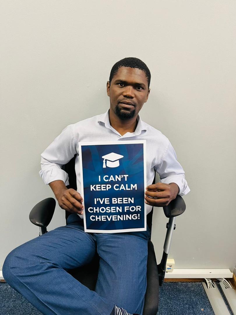 Introducing Mbuso Ronnie Nkumane, who has been #ChosenForChevening to pursue a MSc in Finance, Investment and Risk at University of Kent in the UK🇬🇧.

#Chevening applications for 2025-26 are now open!

Change your life and world around you. Apply today: chevening.org/apply