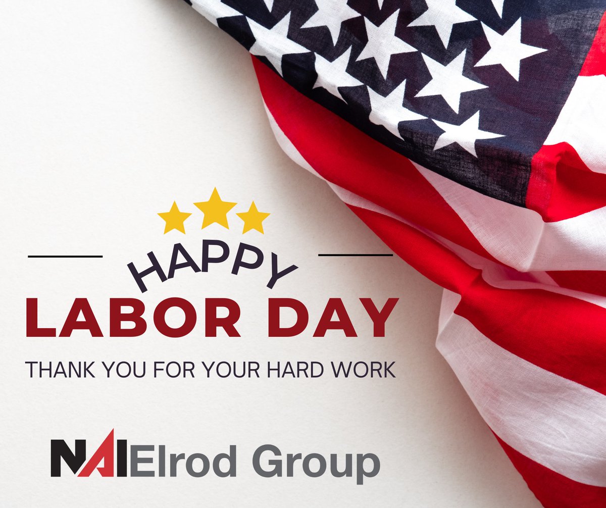 TheElrodGroup's tweet image. Happy Labor Day!🇺🇸✨ We hope everybody enjoys the holiday weekend! #LaborDay #HardWork #NAIElrod