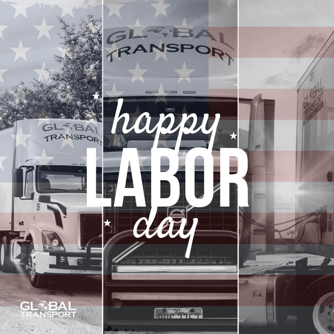 Today we celebrate the 130th annual Labor Day! America wouldn’t be the country it is without its laborers and everything they do. This is for you! Have a safe and happy #LaborDay.

#GlobalTransport #KeepOnTruckin #TakeItToEm #Freight #Shipping #Logistics #Trucking #Truck #CLE