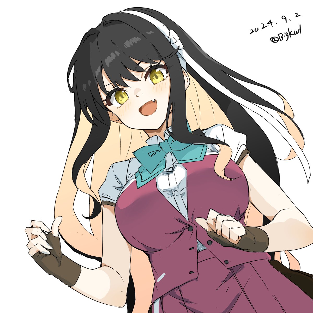 艦これ「長波#艦これ版深夜の真剣お絵描き60分一本勝負 #艦これ版真剣お絵描き60分一本」|つけもののイラスト