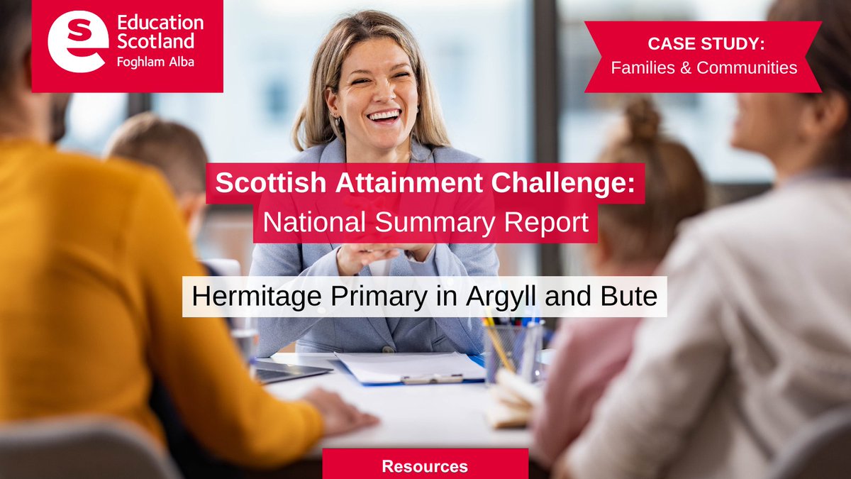 Education Scotland (@educationscot) on Twitter photo Hermitage Primary in <a href="/argyllandbute/">Argyll and Bute Council</a> employed a Family Liaison Officer using Pupil Equity Funding.
Impact: significant gains in reading attainment, increase in attendance & a reduction in distressed behaviours at home & school. #SAC
What the school did 👉 ow.ly/mtOn50TctUm Hermitage Primary in <a href="/argyllandbute/">Argyll and Bute Council</a> employed a Family Liaison Officer using Pupil Equity Funding.
Impact: significant gains in reading attainment, increase in attendance & a reduction in distressed behaviours at home & school. #SAC
What the school did 👉 ow.ly/mtOn50TctUm