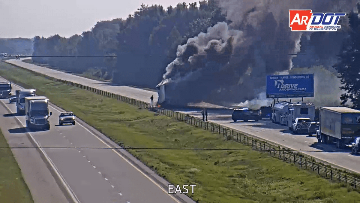 Vehicle fire causes Interstate 40 eastbound lane closures in Pulaski County trib.al/TmpB3PZ