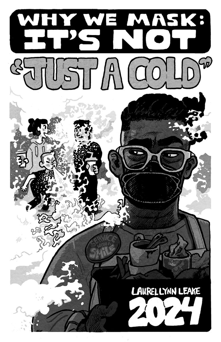 LaurelLynnLeake's tweet image. Here, have a free printable science zine! WHY WE MASK: IT'S NOT JUST A COLD, aka A Handy Scientific Guide To Surviving COVID-19 Together. Feel free to spread it far - wide hit me up if you're interested in printing &amp;amp;/or distributing free copies :D  Links below!