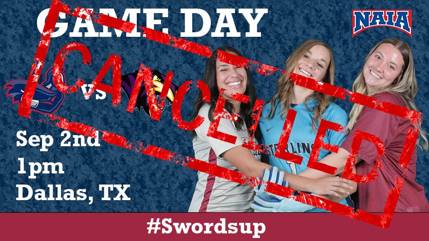 ‼️SCHEDULE UPDATE‼️

Today's @SterlingWSoccer match vs Paul Quinn has been cancelled. The Lady Warriors claim a 1-0 win and improve their season record to 2-1!! They return to action on Saturday the 7th at home vs OKC Univ. at 1 pm!!
#SwordsUp #TraditionStartsHere