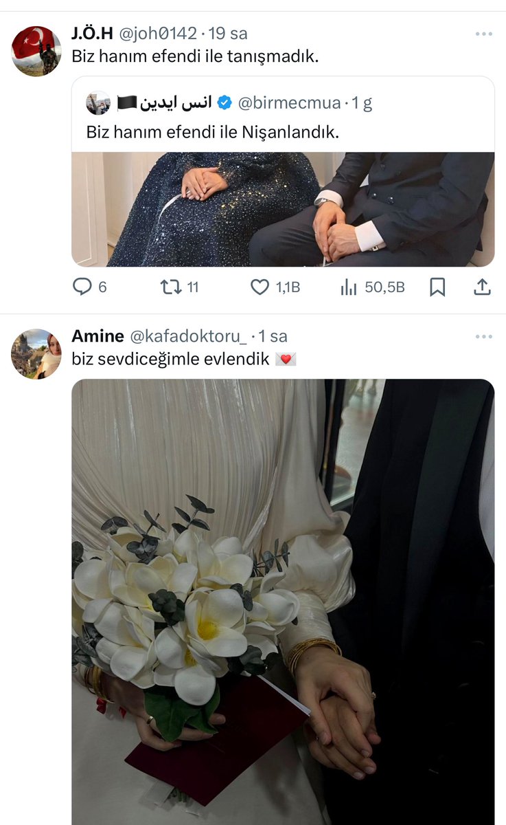 Açıkçası sizden de bıktım arkadaşlar ne yalan söyliyim, sürekli ya evleniyonuz ya nişanlanıyonuz