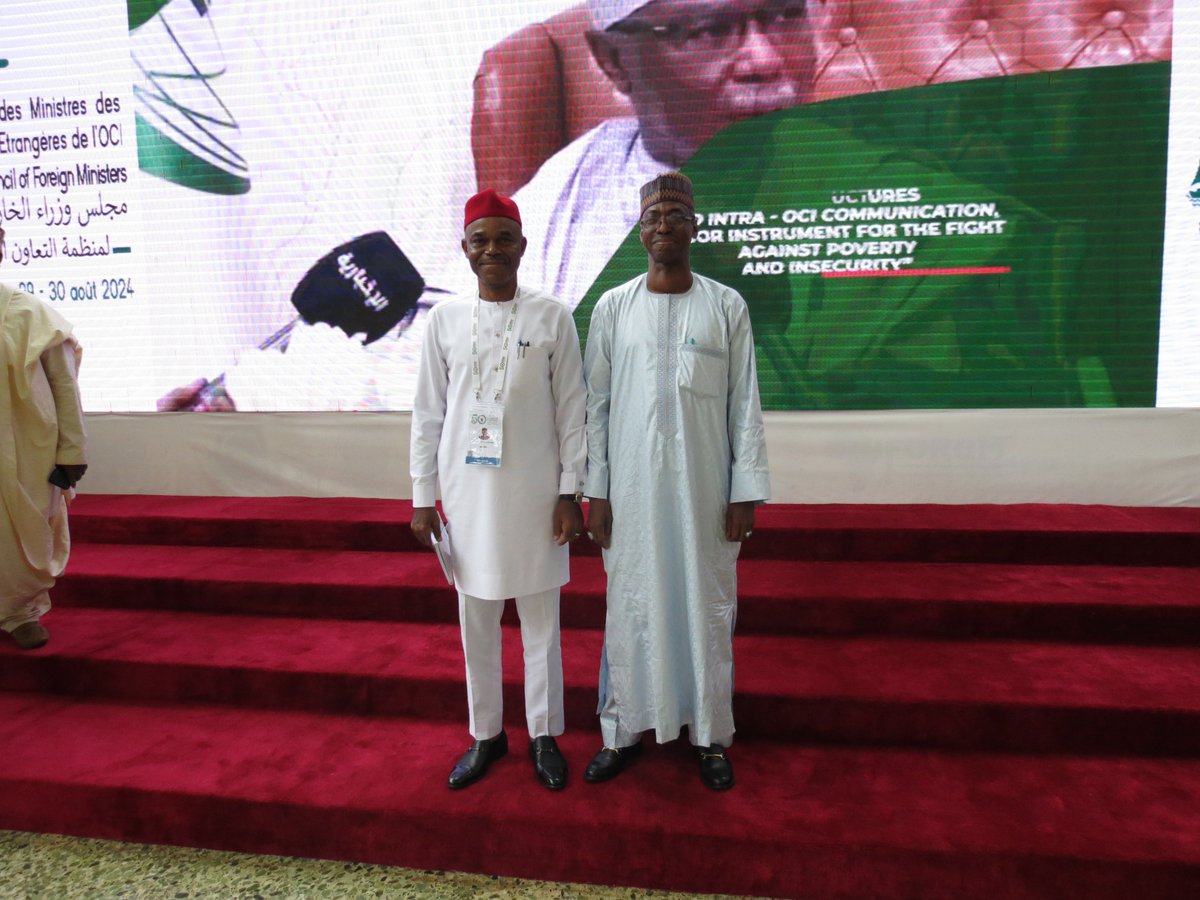 officialNHC_Yde's tweet photo. 50th Session of the OIC Council of Foreign Ministers' Conference Held in Yaoundé, 29-30 August 2024. https://t.co/GDHDS1yfG5