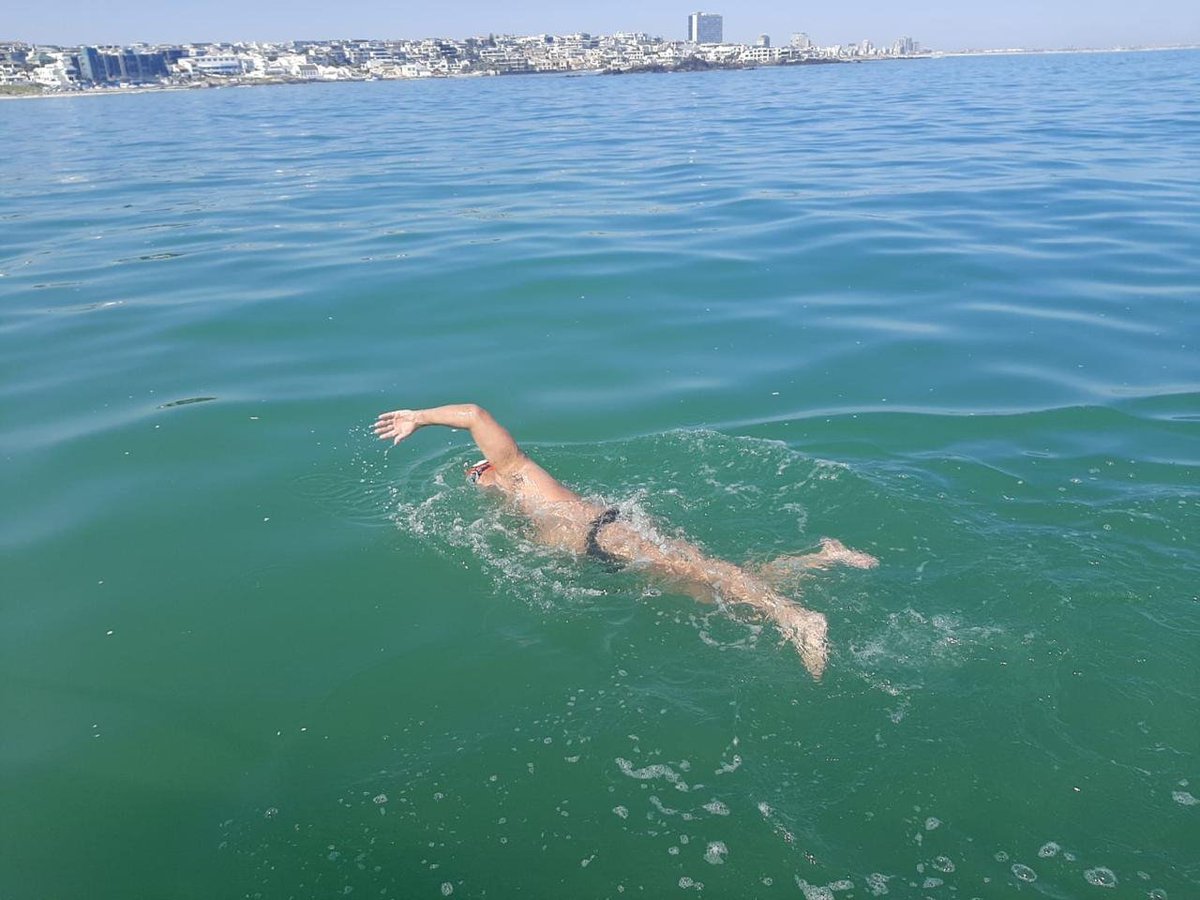 GoodmanMartin's tweet image. Today I had the privilege of swimming my 33rd Robben Island crossing, my 1st in 3yrs.I was reminded how hard open water swimming is... I remember my swimming pal, the late @yachtheodore who I miss every day but particularly when I swim Robben Island....stay humble. #CapeTown