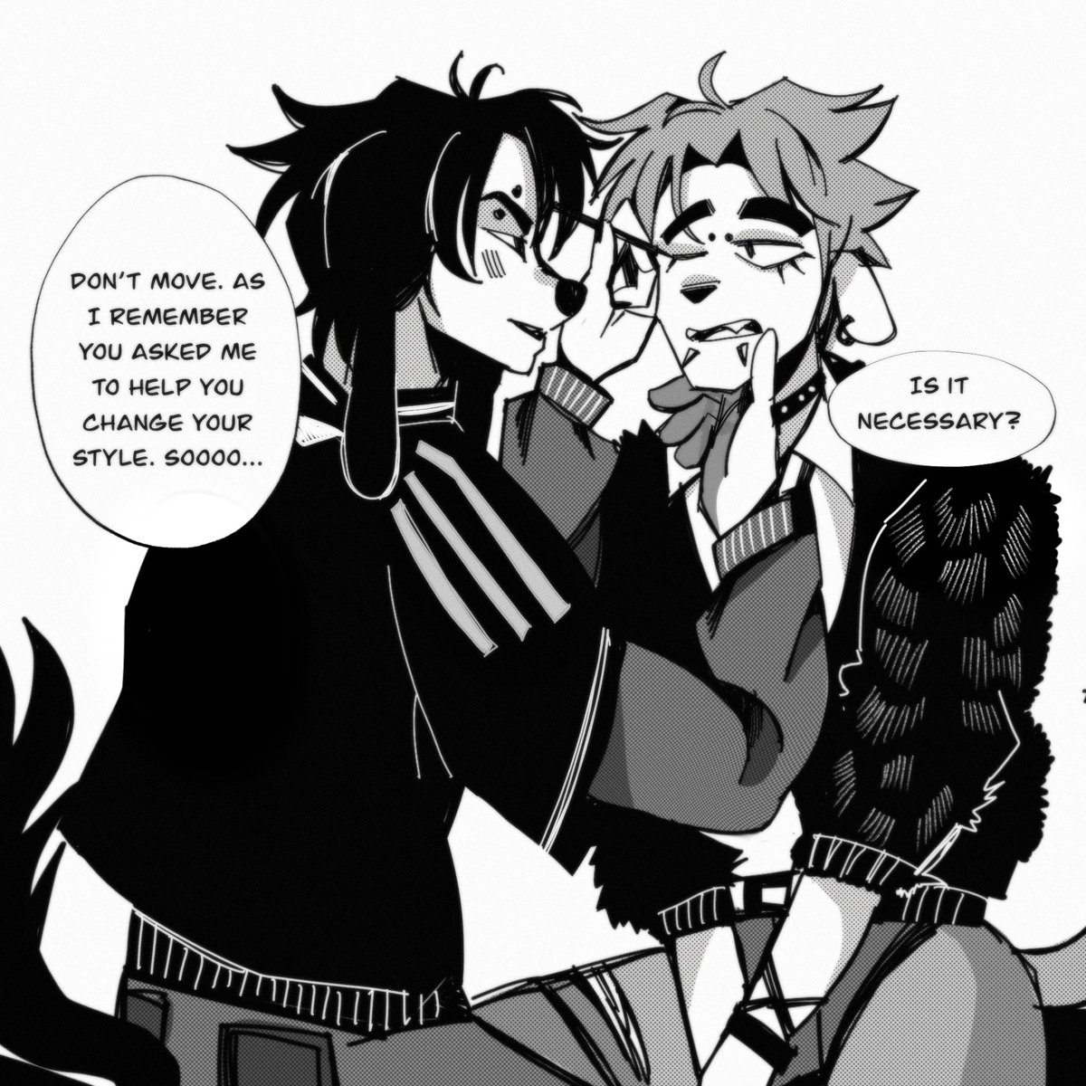 jaejae_png's tweet photo. Changing Bradley's style 😋😋

[I just found cute reference on Pint🤌]
#maxleyfanart #maxley #maxgoof #bradleyuppercrustiii https://t.co/gBwNqeTNCy