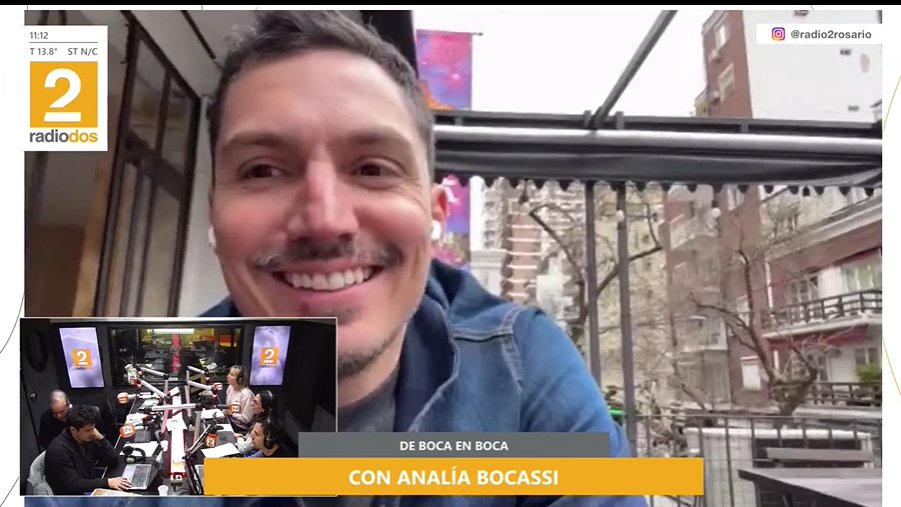 #DeBocaEnBoca | 📞 Charlamos con Guido Zaffora que llega con su unipersonal a Rosario: "Guido al Medio"

"Lo más lindo es rememorar mi recorrido por las calles de Rosario, contado desde el humor"

#Ahora con <a href="/analiabocassi/">analia bocassi</a> y <a href="/silvinalusardi/">Silvina Lusardi</a> 
📺 EN VIVO youtube.com/live/5GKyBAVFz…