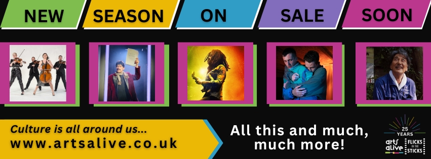 🤩 Something exciting is coming... 
#Herefordshire #Shropshire #whatson #comingup #cinema #theatre #dance