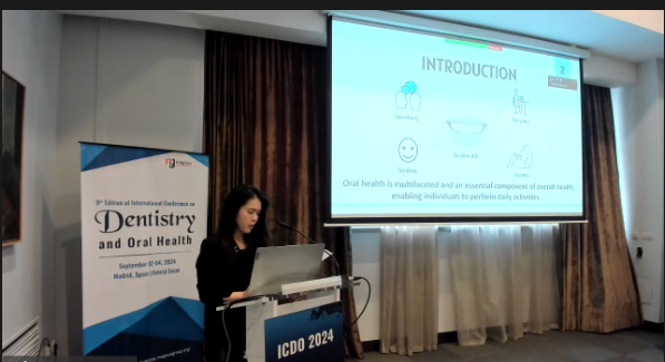 ICDOConference's tweet photo. We’re excited to announce that #YuYeonJung from Catholic Kwandong University, #Korea, Republic of, has begun her Oral Presentation at @ICDOConference organized by @Magnus_Group! Stay tuned for insights and innovations as she shares her expertise with us.
#DentalConferences #ICDO https://t.co/9BQ46r0P7P