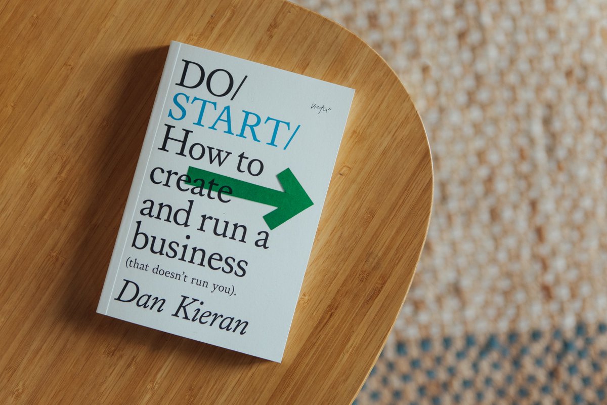 Reprinted and back in stock ➡️ Do Start: How to create and run a business (that doesn't run you) <a href="/dan_kieran/">Dan Kieran</a>
tinyurl.com/mrjbj6kh