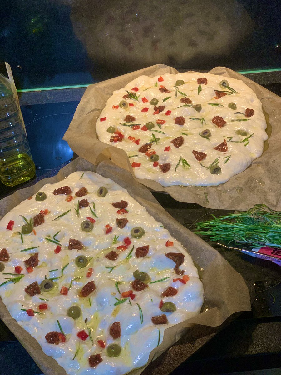 MegPoxon's tweet image. Focaccia was a great success and has become a monthly staple (along with a chilli & honey Camembert of course…)