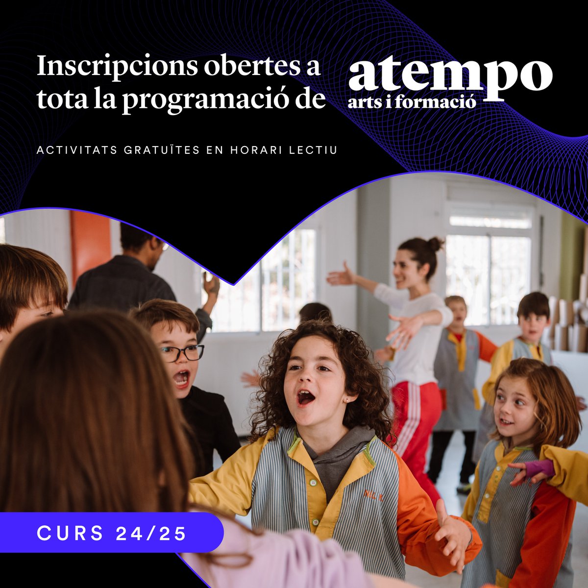 #ATEMPO

Comença setembre amb la 8a edició del projecte A Tempo 🥳i el professorat de Girona i Salt ja pot inscriure's a les activitats per al curs 24/25! ✍️
👉No et perdis les novetats i propostes artístiques! Te les expliquem:
ciutatinvisible.org/ja-hem-obert-i…